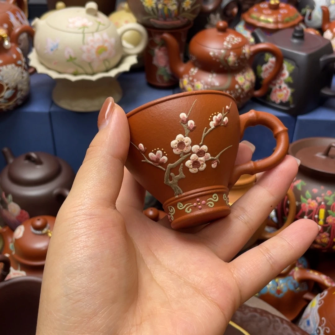 紫砂茶杯紫砂主人杯100cc