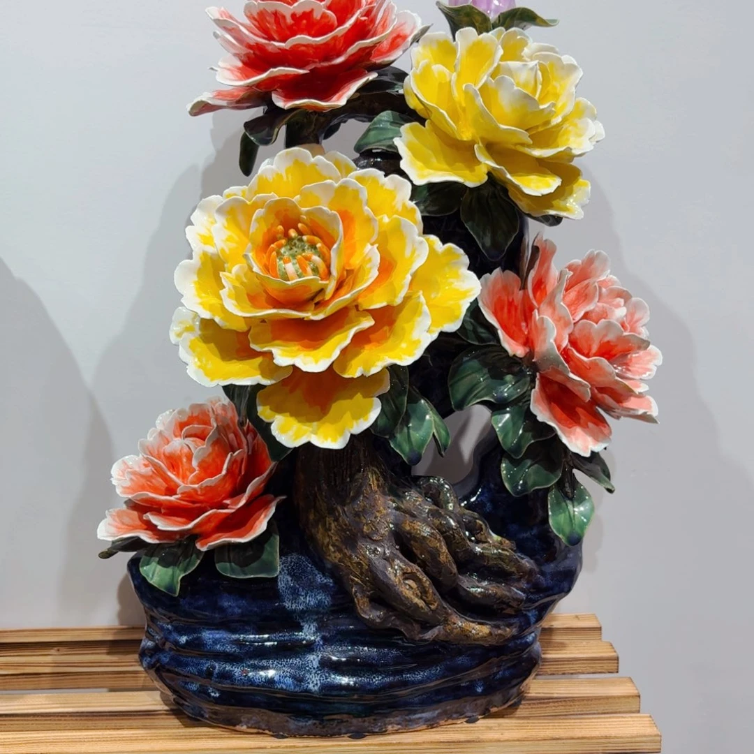 陶瓷牡丹花50公分