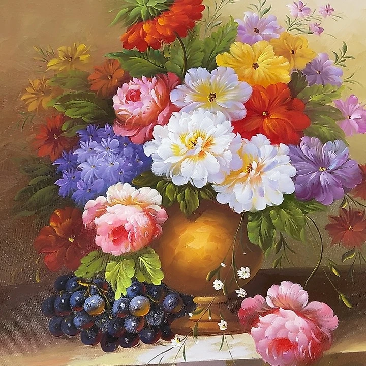 油画恭喜仔仔细细影子