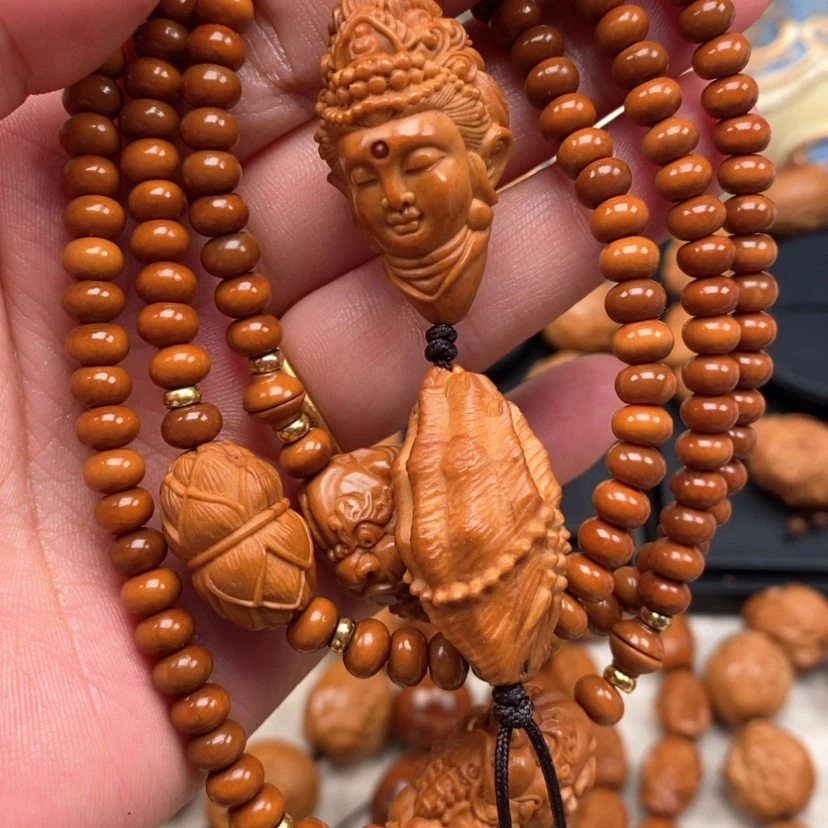 【闪购商品】橄榄核吊坠占**王橄榄手工雕刻工艺