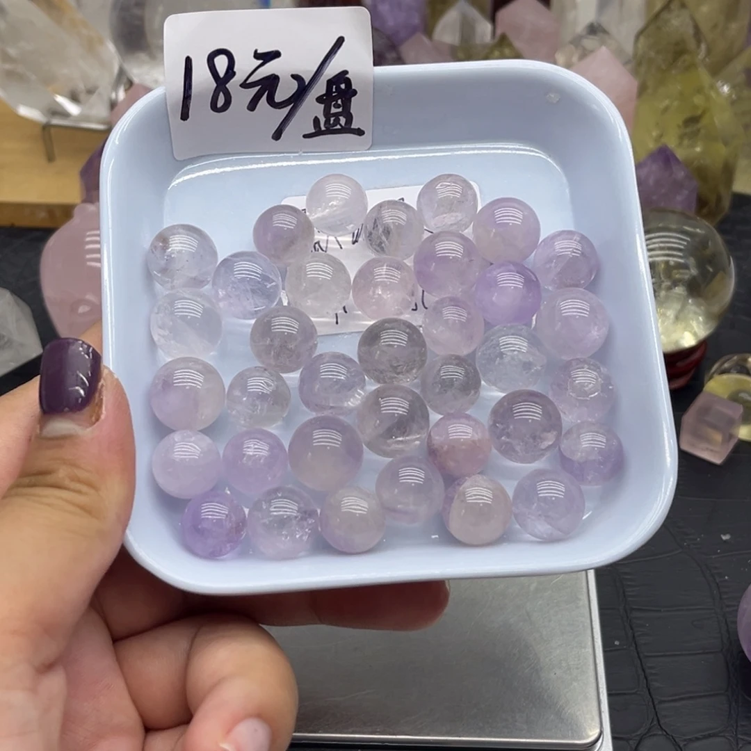 未镶嵌珠宝半成品紫晶61 11-13mm