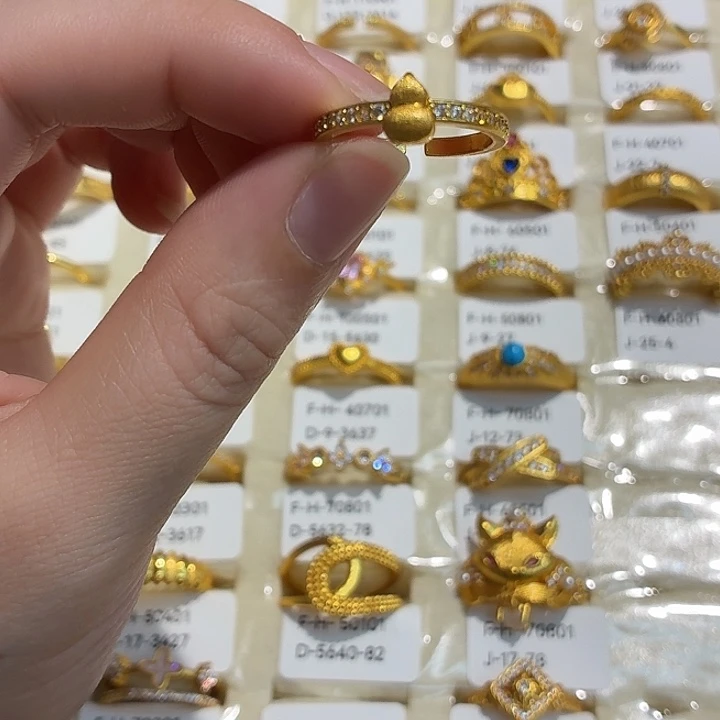 铜合金3620强保色发 1 个壹笔壹戒指