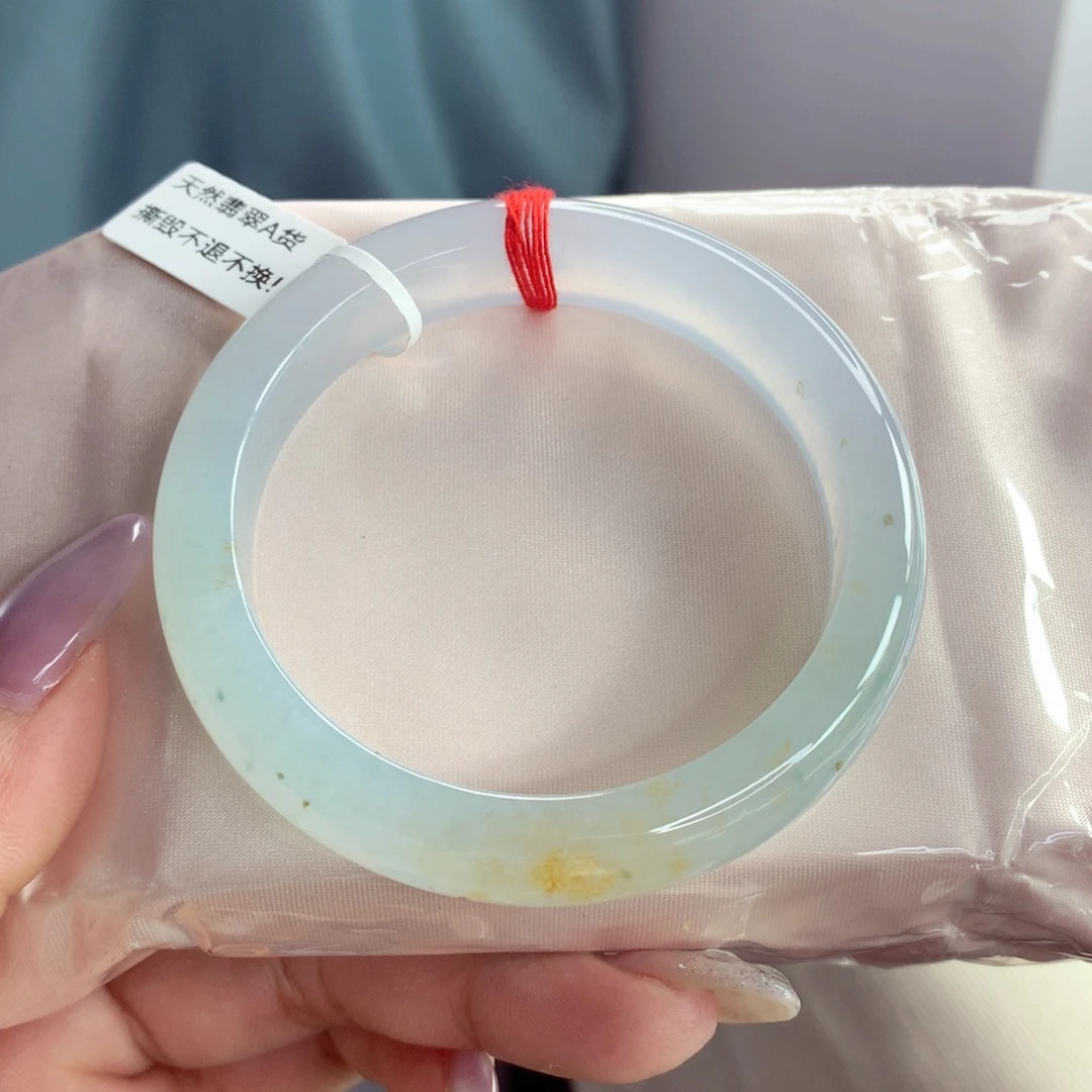 未镶嵌手镯翡翠58.7起冰双眼皮，满天繁星，小柒