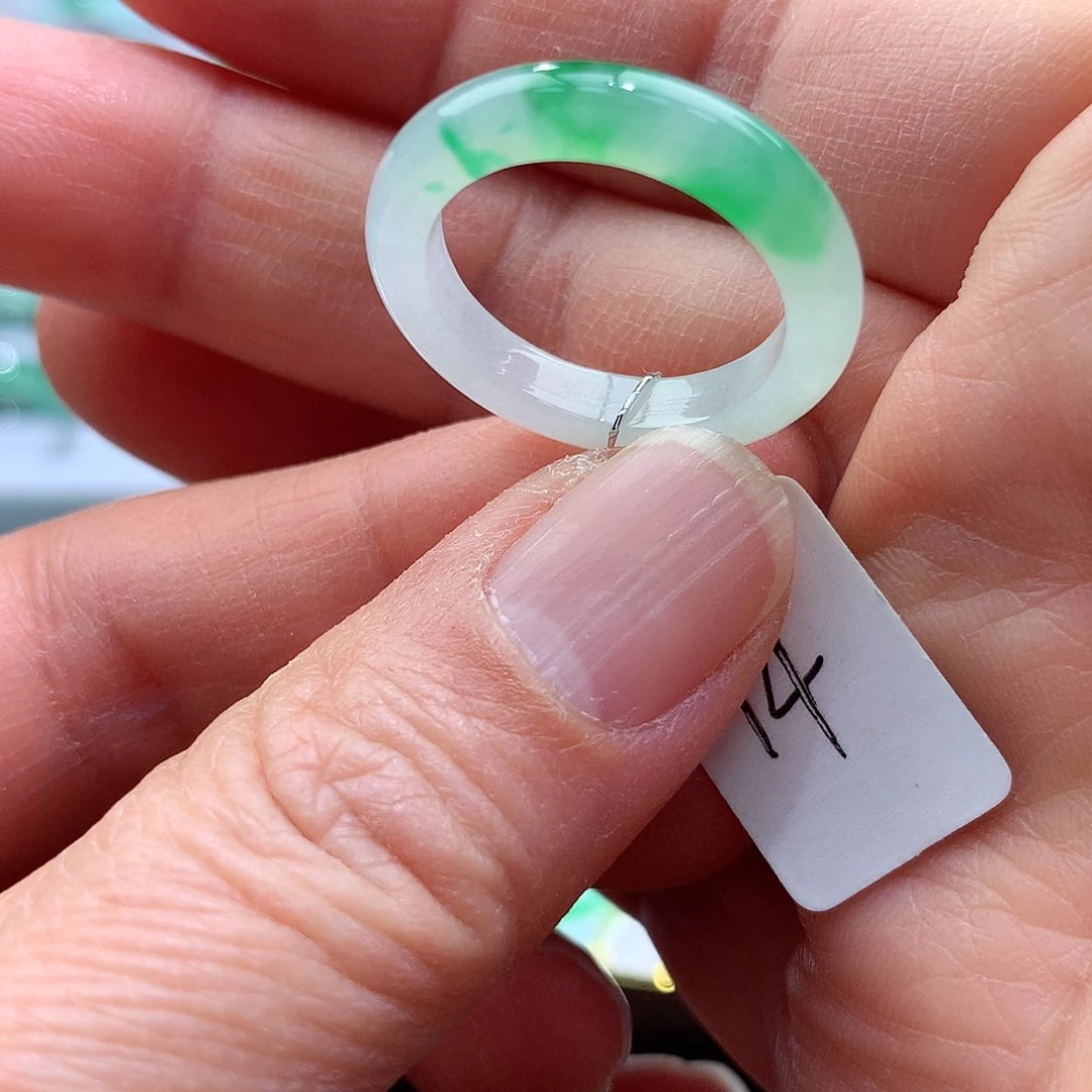 翡翠戒指未镶嵌14号