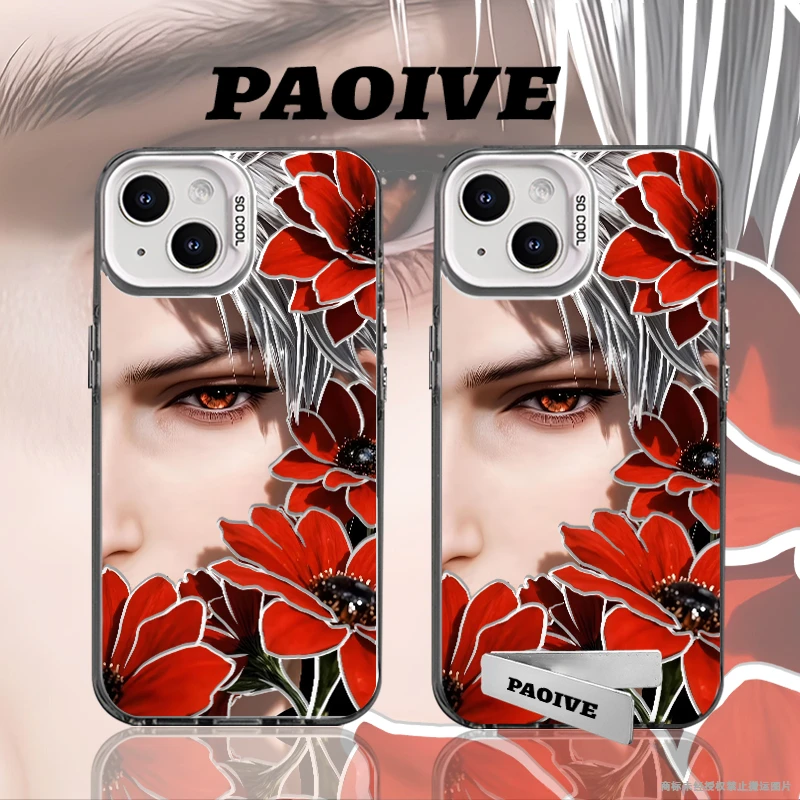 秦彻创意适用苹果华为vivoiPhone小米三星防摔彩银手机壳