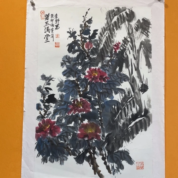 国画李野精品花鸟画