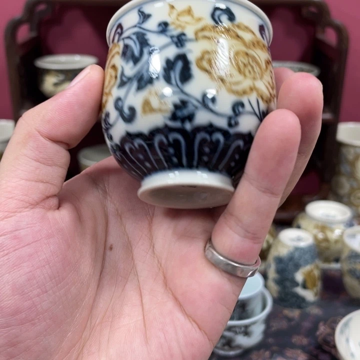 摆件景德镇立勤堂老陶下午场