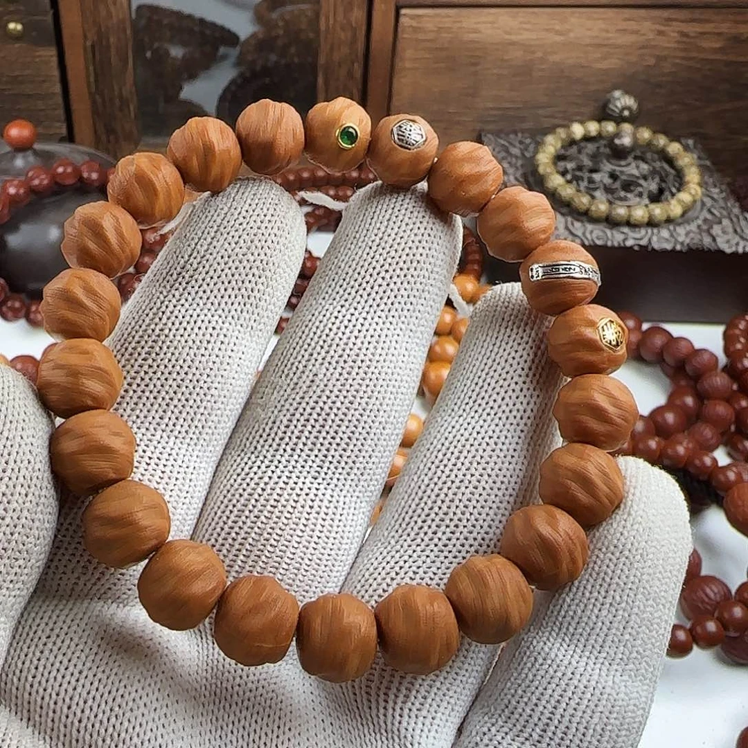 猴头核桃手串孟*孟24/鬼印无相7标11+