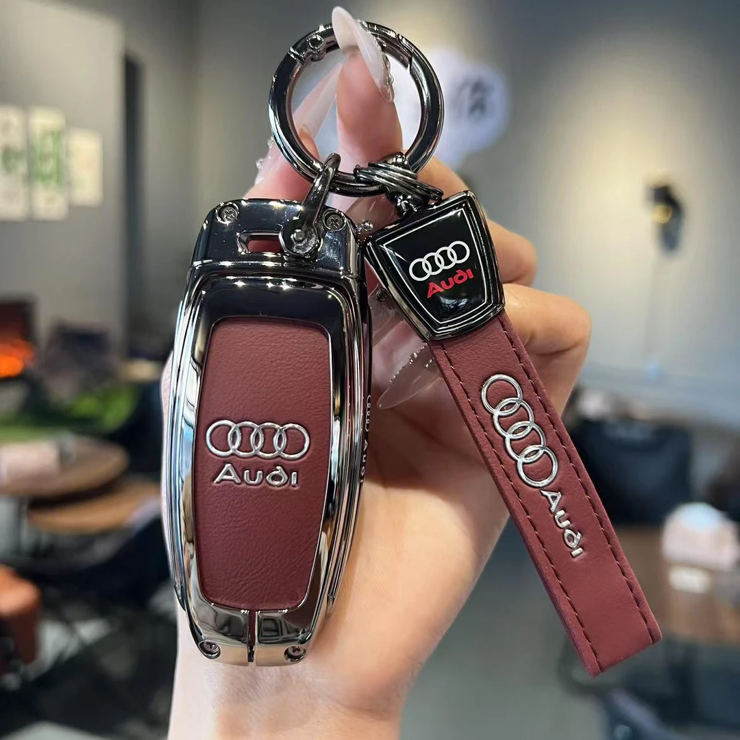 适用2025款奥迪A6L钥匙套A7L全新A3L包Q7扣Q5L A4L壳A8L车用金属