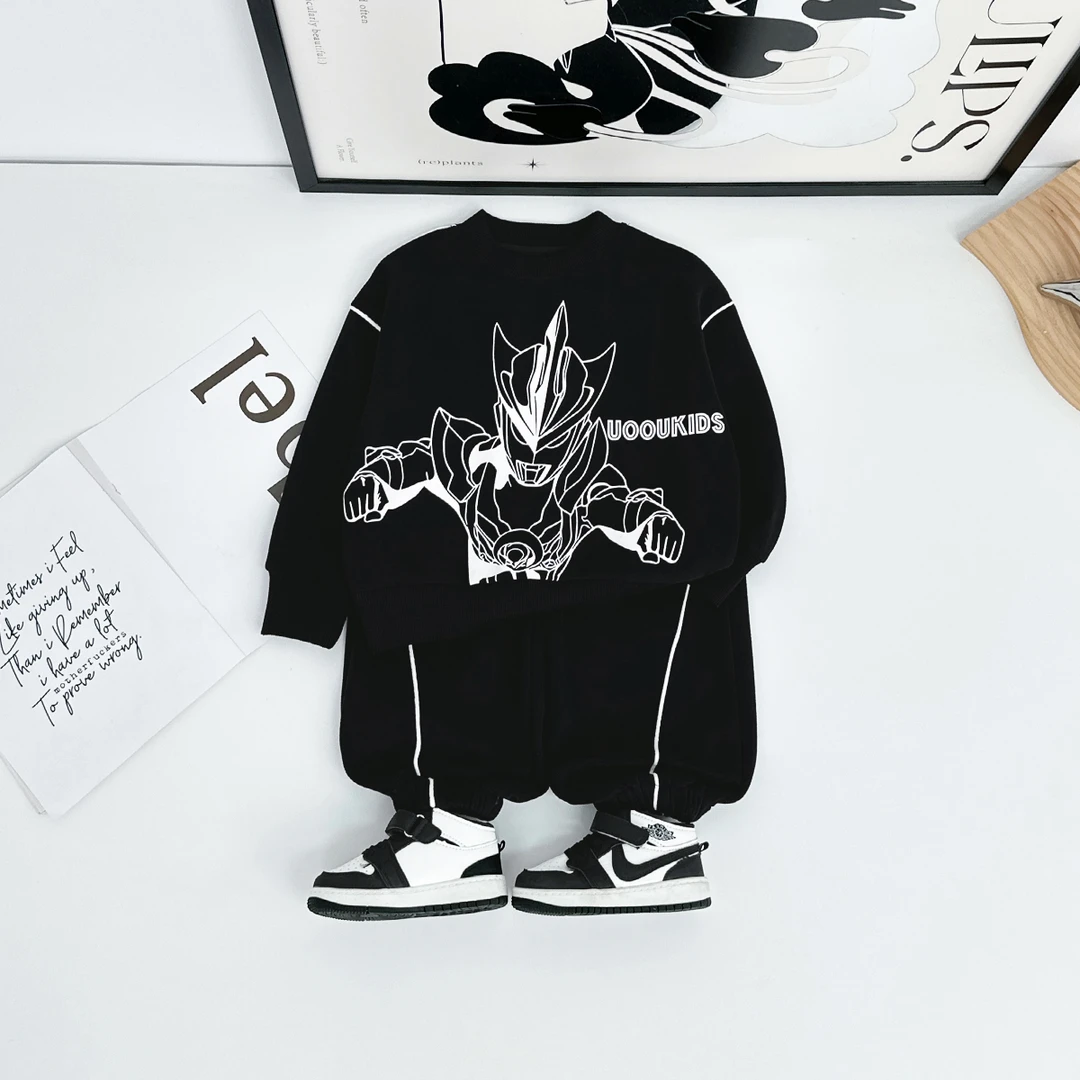 男童套装2025秋新款秋装儿童春秋季两件套 BDQ25281 悠悠童话童装