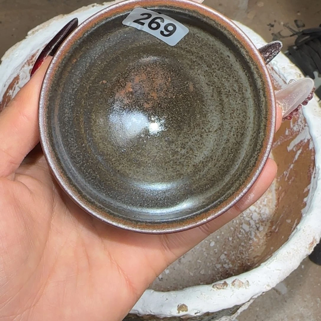 茶盏龙窑柴烧原矿原釉269