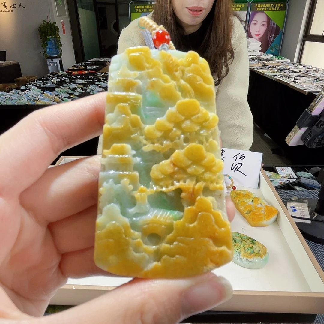 颈饰未镶嵌翡翠翡翠