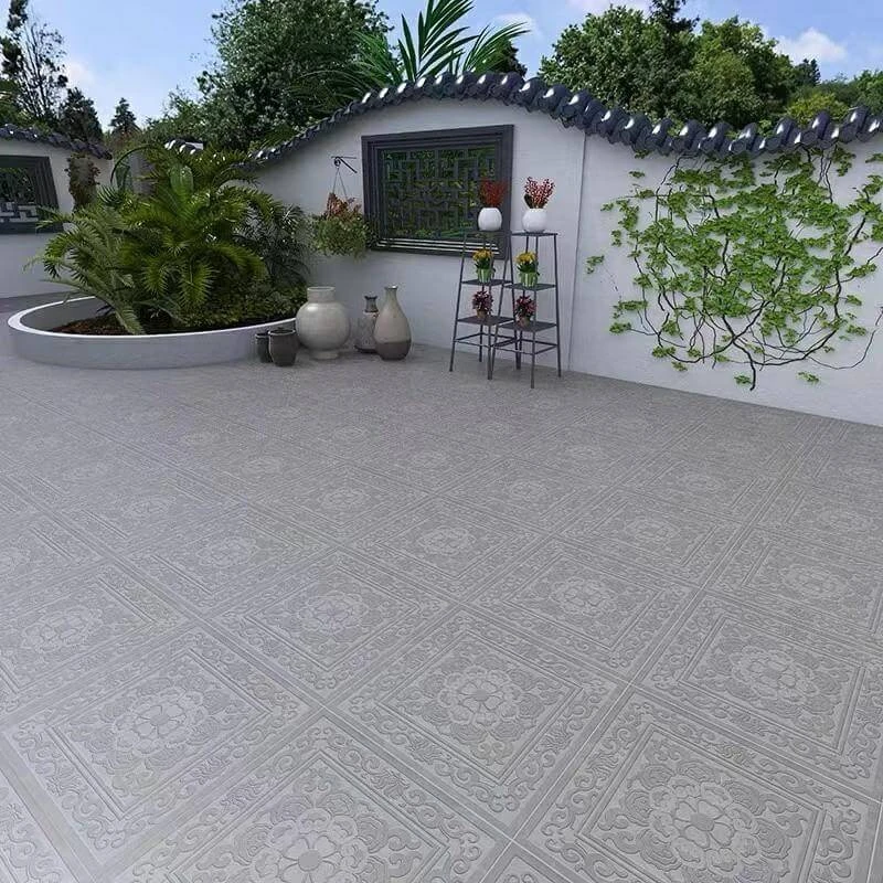 中式地砖古建园林铺地地砖庭院地砖唐莲万字祥云地砖平面砖新中式