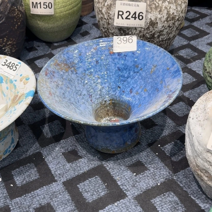 幺***飞瓷片景德镇高温花器编码396默认无孔