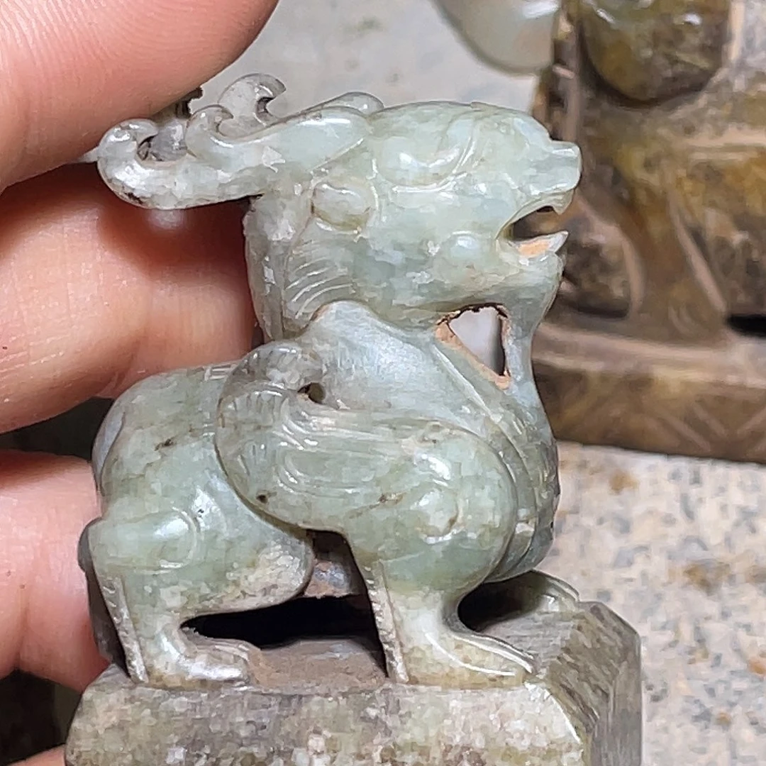 闽***堂未镶嵌和田玉（糖玉）挂件