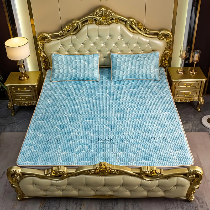 【泰国溯源】乳胶两三件套防滑夏日纤维可折叠清凉冰丝冰感BY