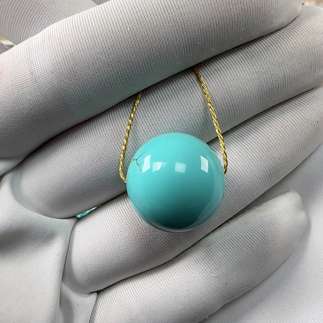 绿松石未镶嵌16mm➕单珠