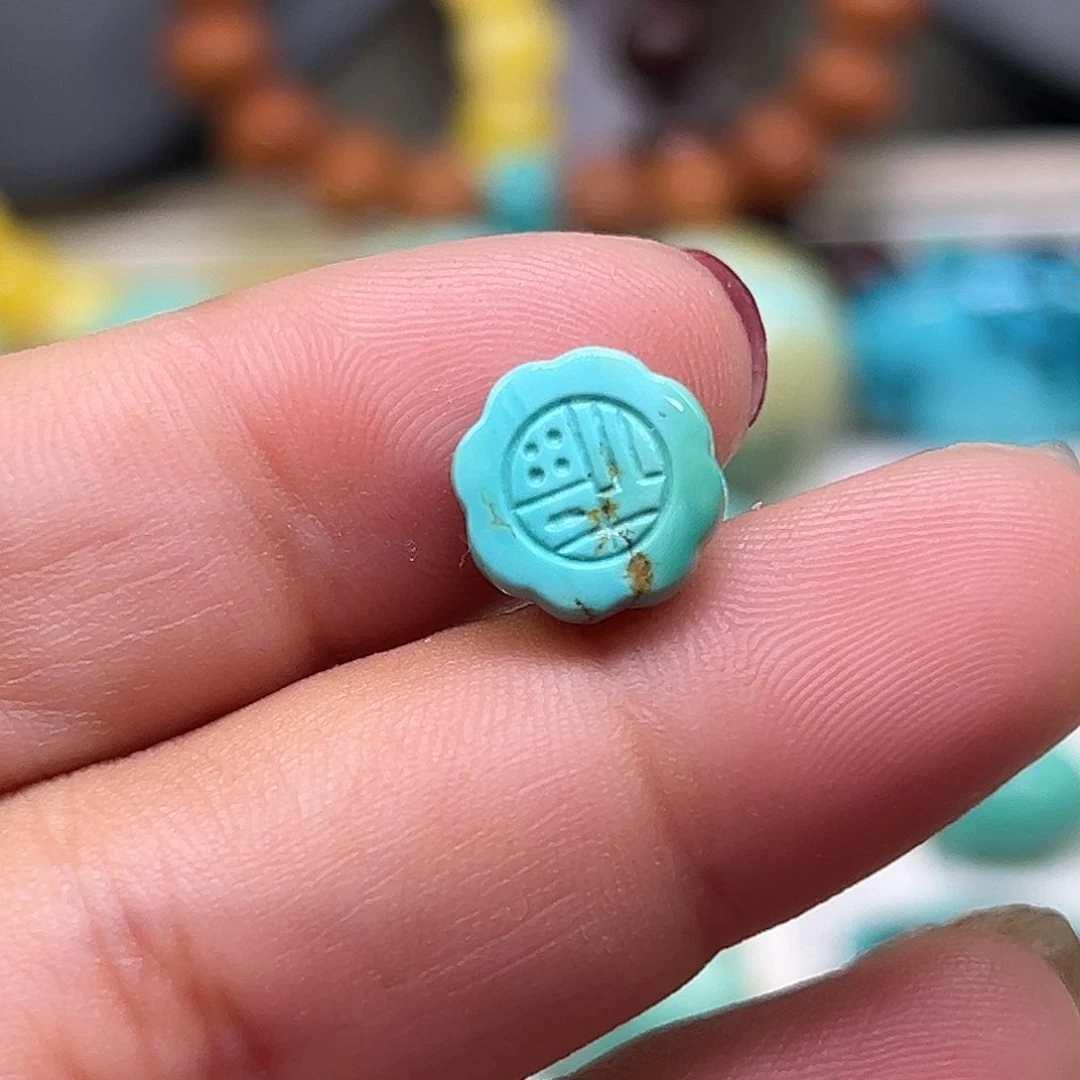 绿松石珠宝半成品未镶嵌