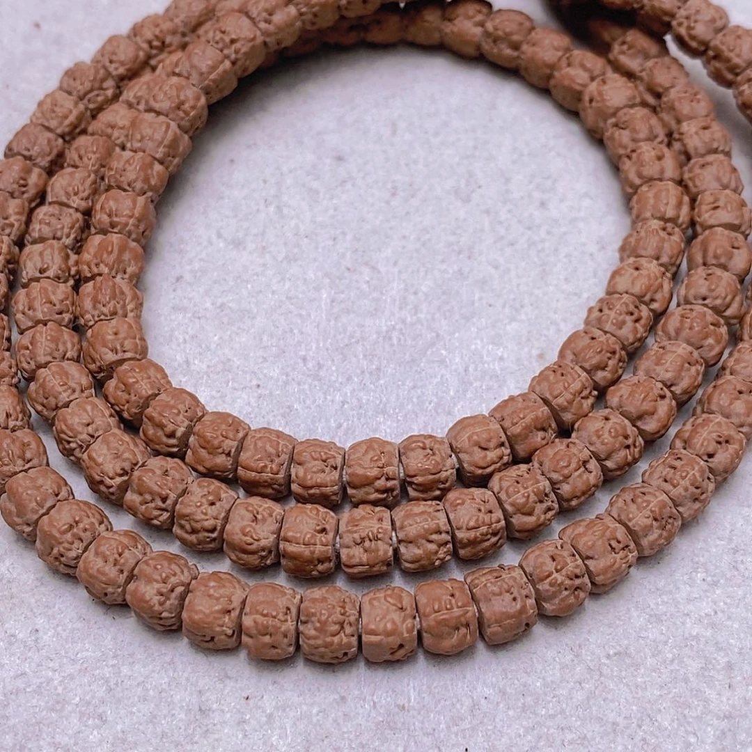 金刚菩提手串龙切小佛手108颗