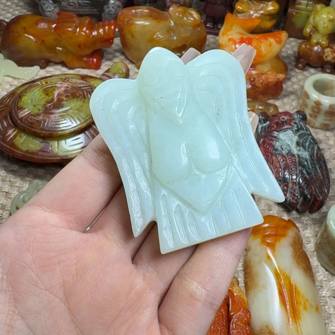 吊坠白玉菩提挂件