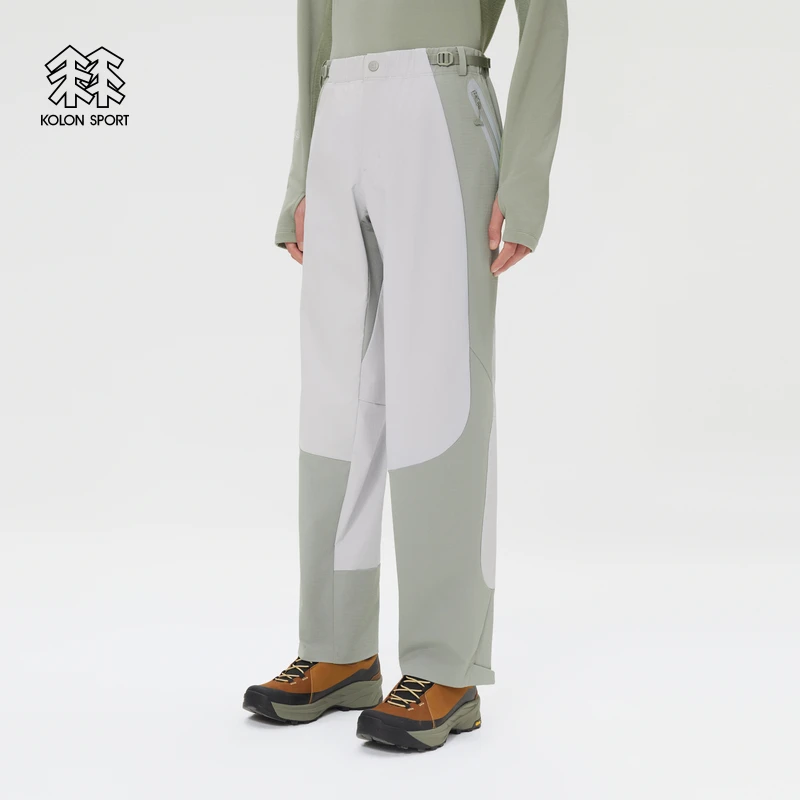KOLON SPORT可隆软壳裤防泼水防风MOTION M1男士双层编织软壳裤