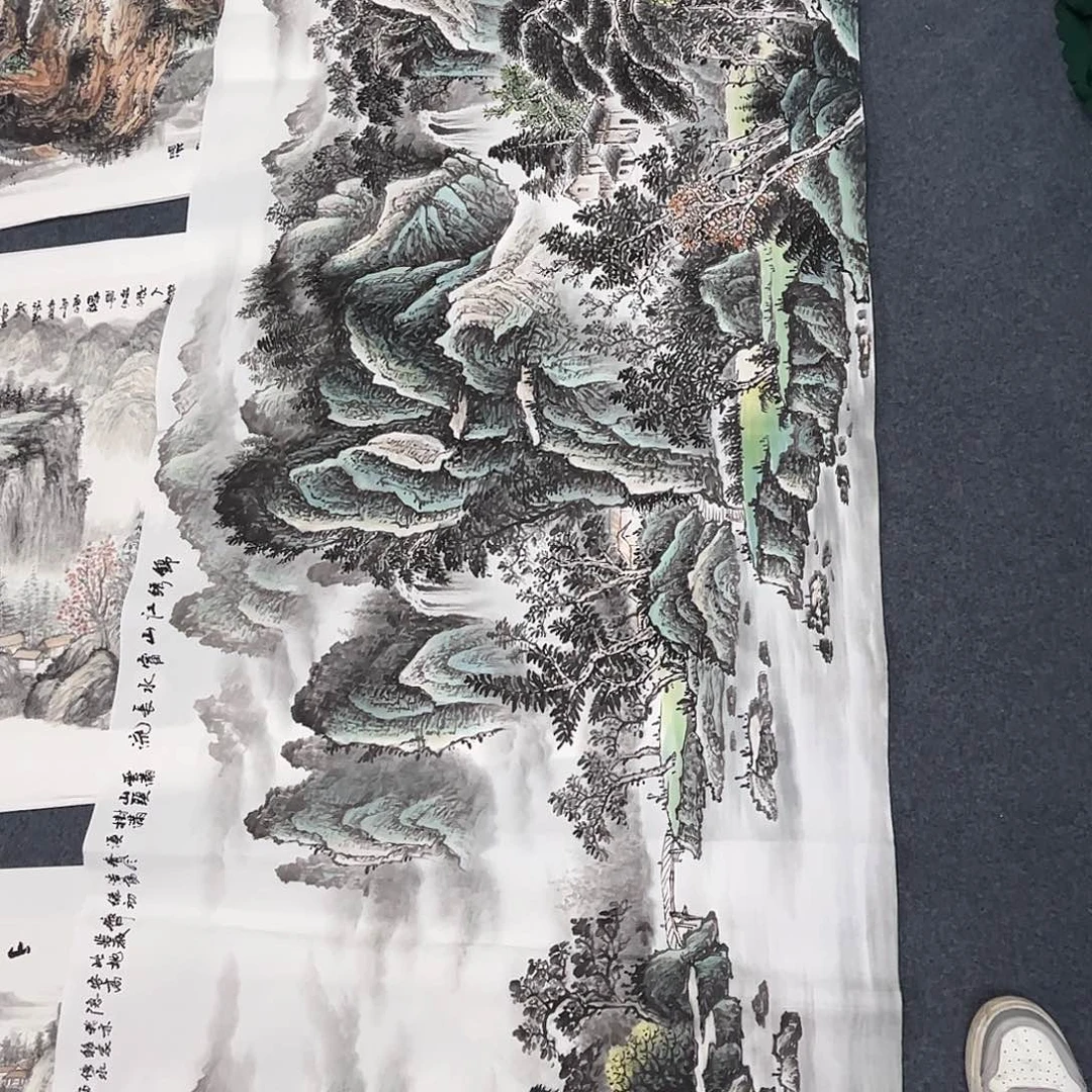 国画国会纯手绘作品