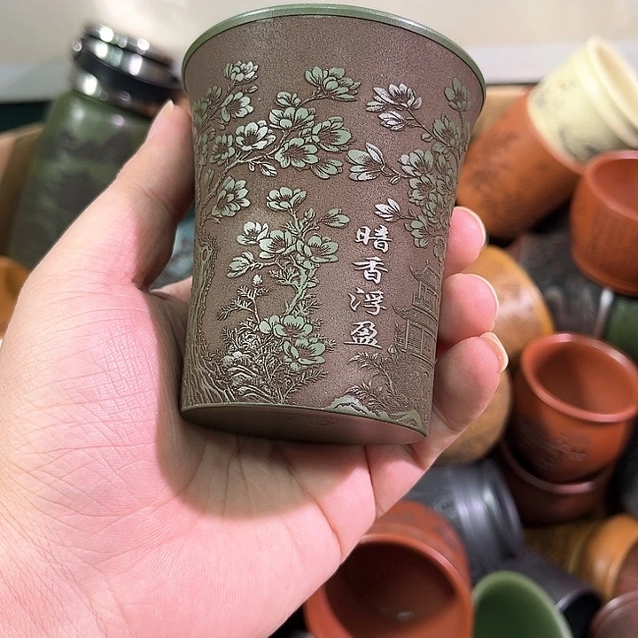 茶杯紫砂全手工紫砂主人杯