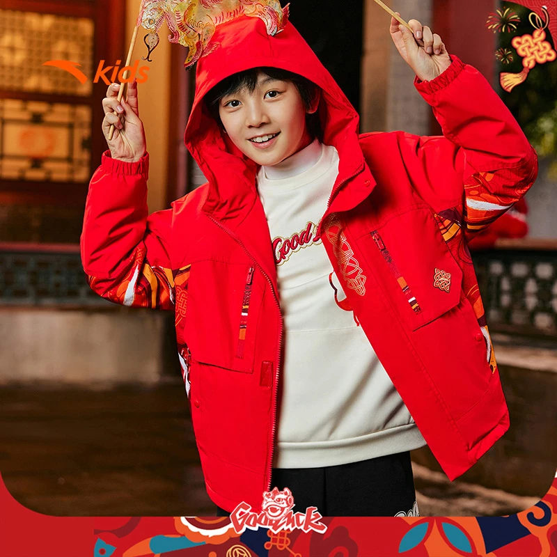 【新年款】儿童外套男大童装春季时尚工装摇粒绒外套352518601S