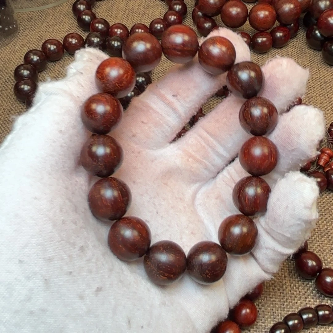 小叶紫檀手串/手链原汁原味 高油密