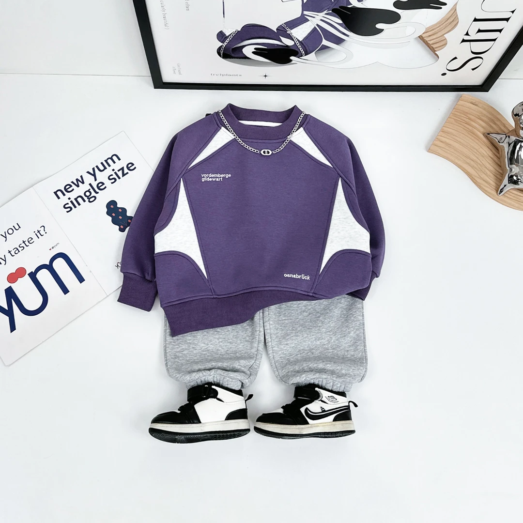 儿童卫衣加绒款长袖2025新款秋冬装男童潮 D-ZM168 悠悠童话童装