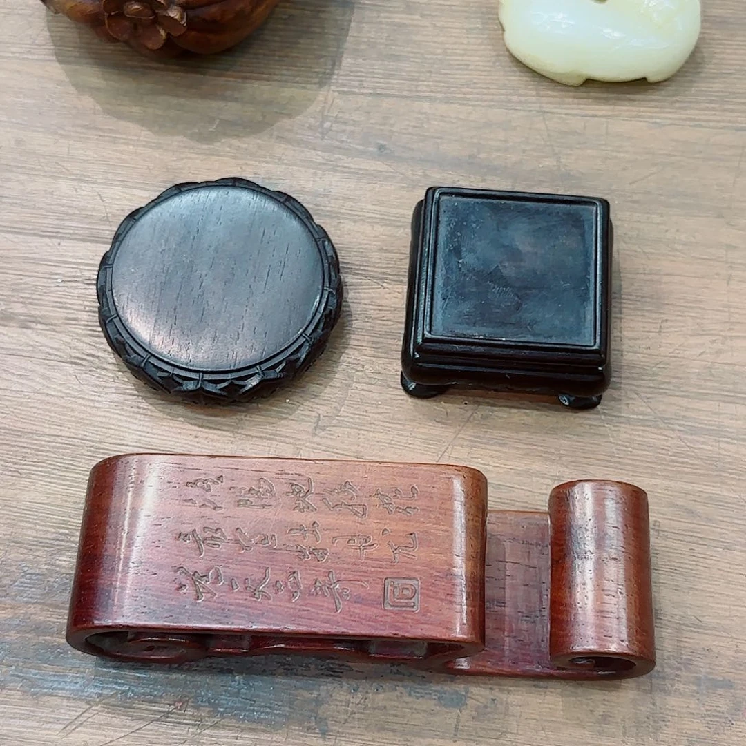 老***茶红酸枝木类端景台