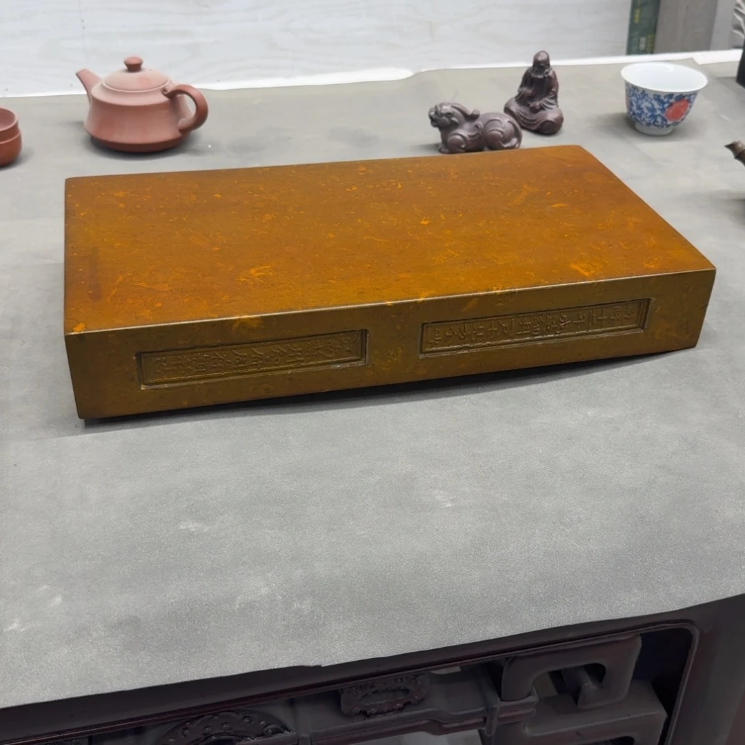 砖雕40-20-6 老料金砖 古铜色