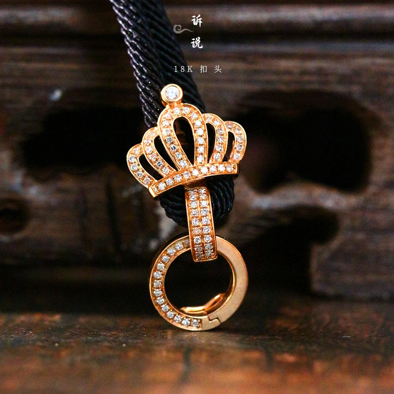 嵌扣扣厚金款连接扣夹扣经典百搭适配吊坠百搭【1483V】【9112AX】