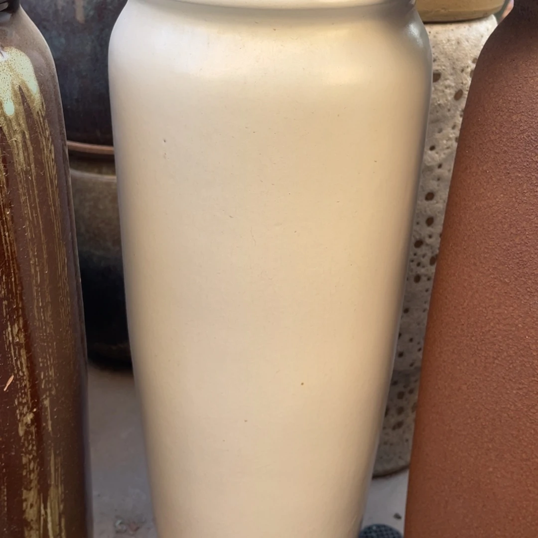 花盆紫砂高51口16白色瑕疵