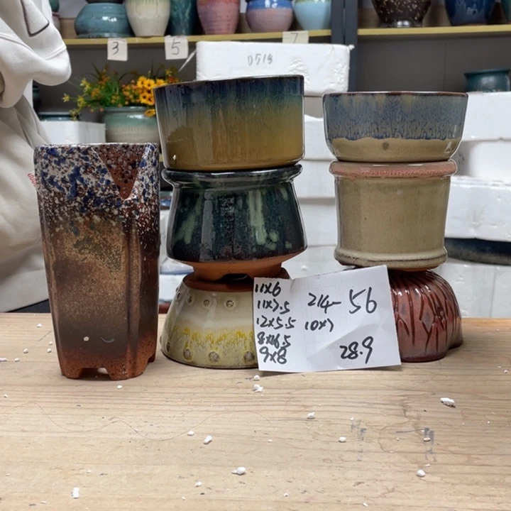 紫砂花盆多肉花盆微瑕56