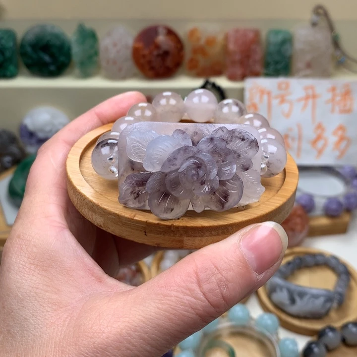 未镶嵌手链石英质玉