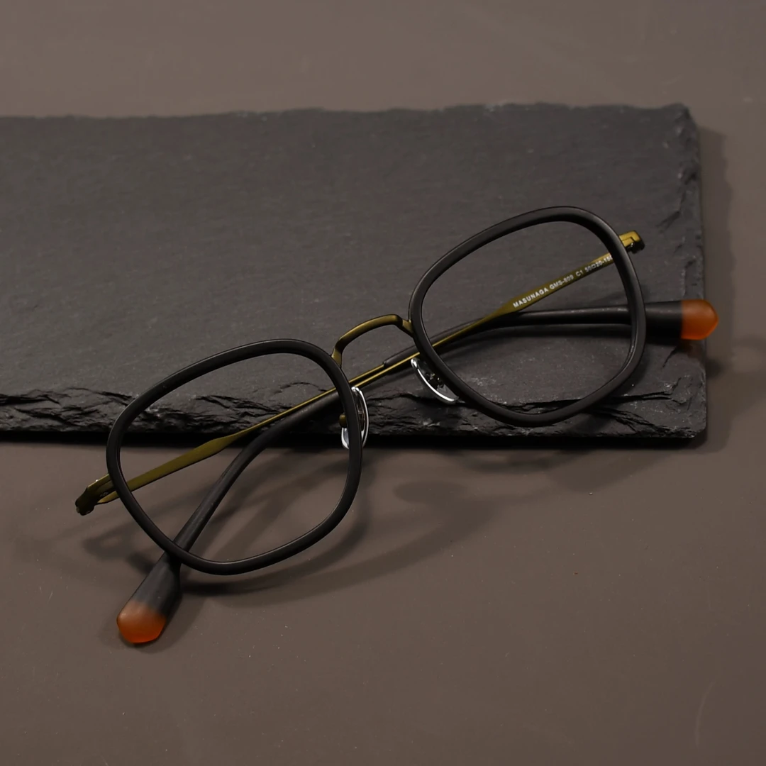 纯钛近视眼镜框架超轻复古可配度数男女款暗夜绿轻奢时尚眼镜架