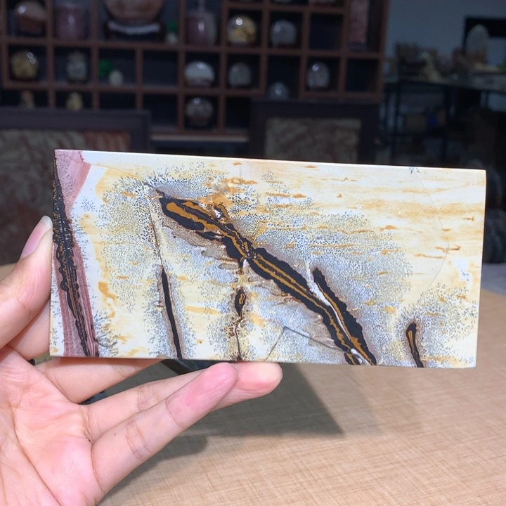 若*?，广西国画石摆件，收藏观赏