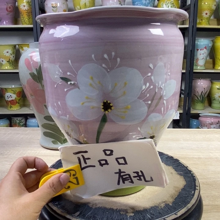 景德镇高温陶瓷花盆