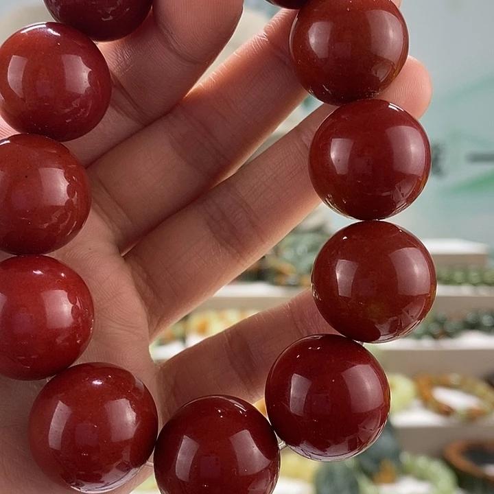 蛇纹石玉手链未镶嵌2.0