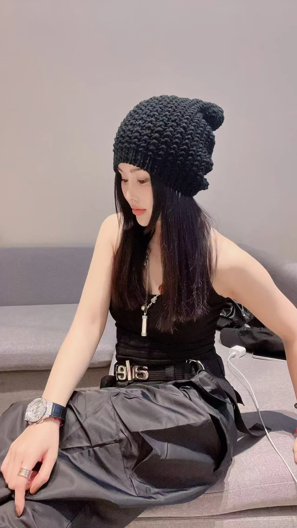 儒一百搭针织帽子
