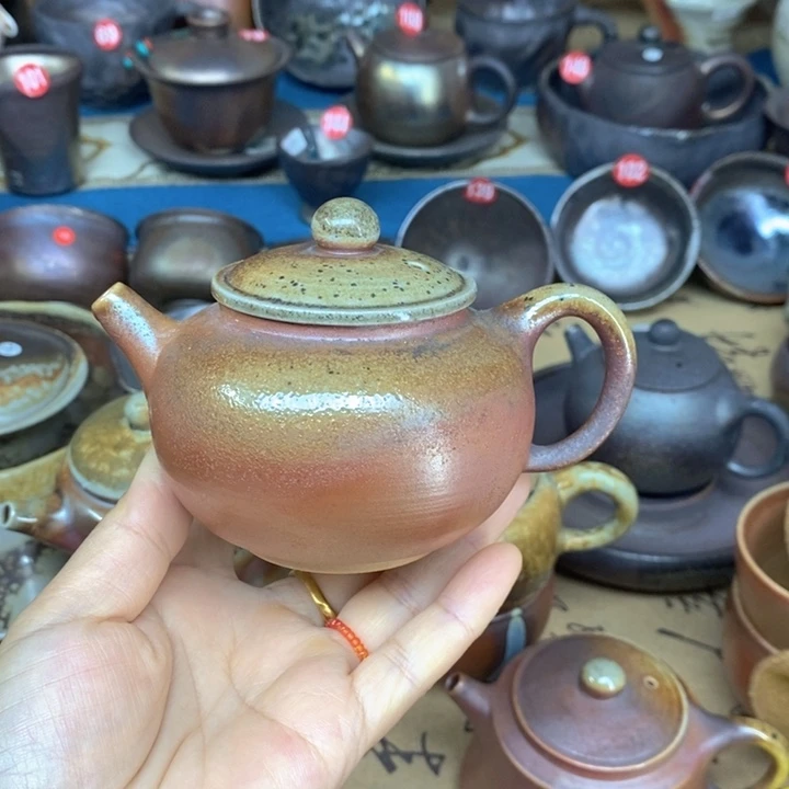 杯子纯柴烧裸烧手工茶器