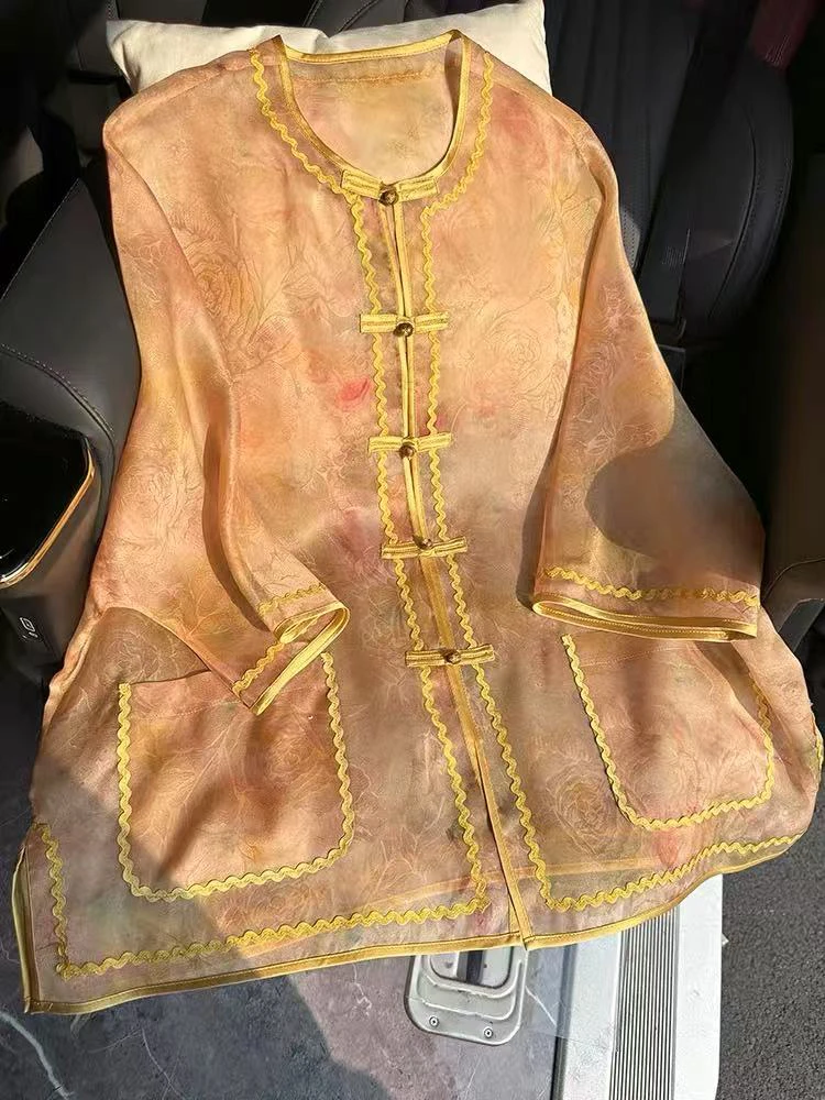 【桃子自制】 25323 夏季防晒衬衣