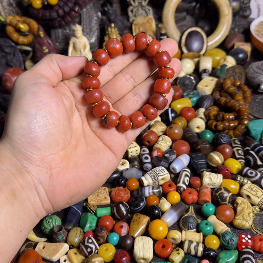 魂***来颈饰琉璃手串如图