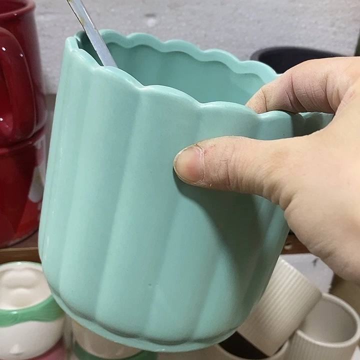 陶摆件陶盆有孔 瑕疵介意勿拍