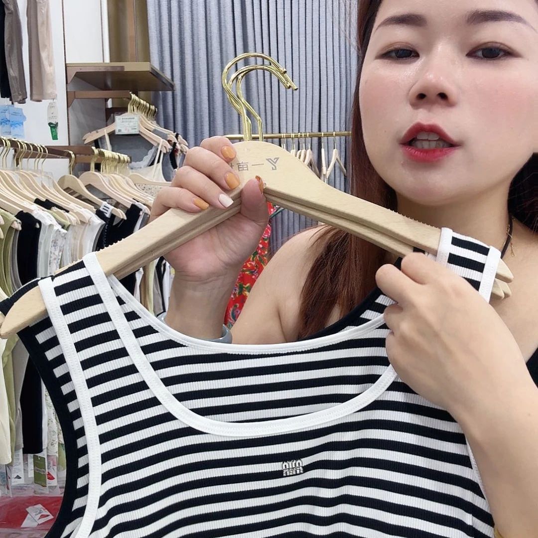 棉9340白色条纹夏款