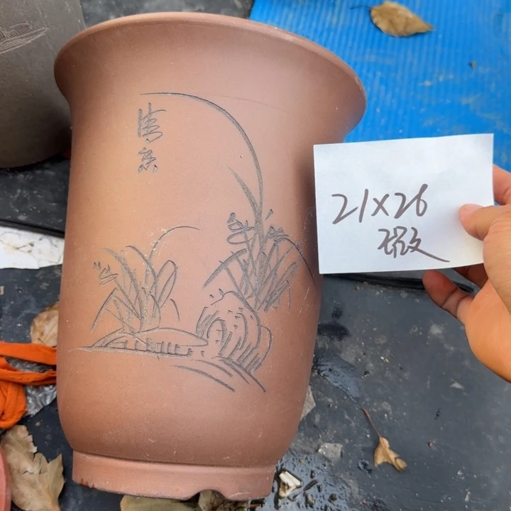 紫砂花盆特价清仓