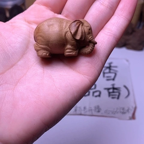 檀香木把件檀香象