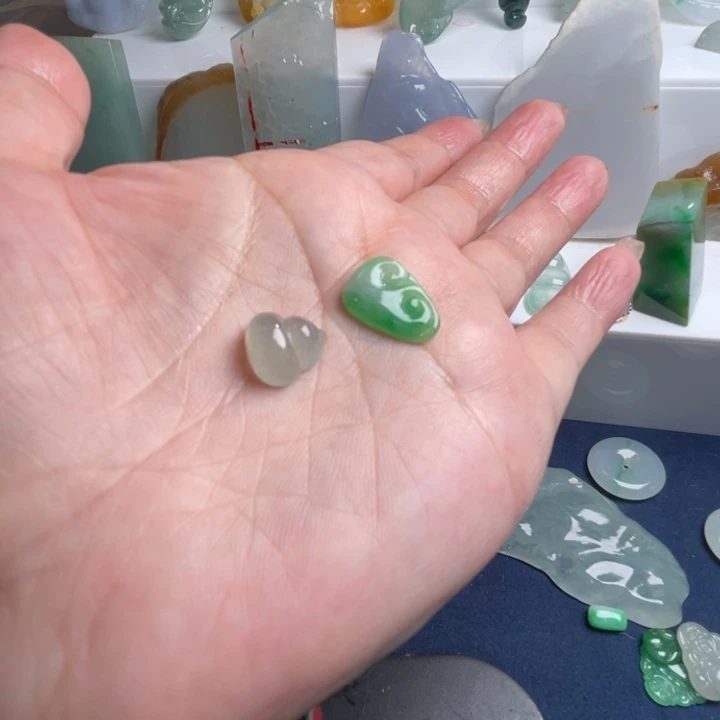 翡翠未镶嵌颈饰天然翡翠