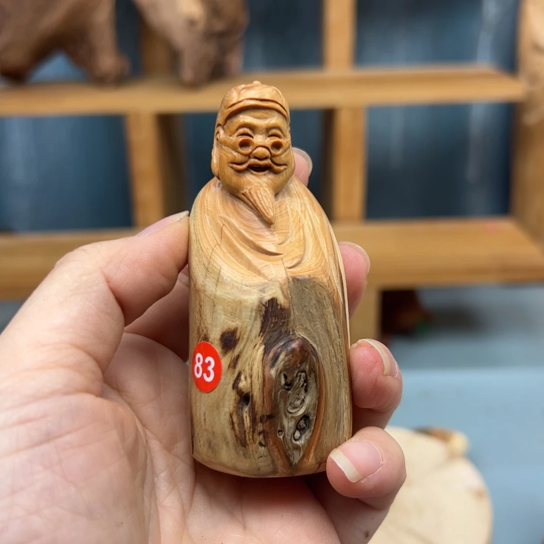 缘***你木崖柏木摆件手把件，